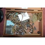 A King Edward cigar box and contents of various co