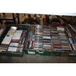 Three boxes of CD's