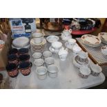 A quantity of Colclough teaware and Biltons teawar