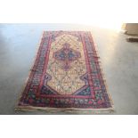 An approx. 7'2" x 4' Eastern patterned rug