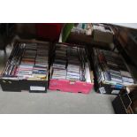 Three boxes of CD's