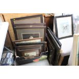 A quantity of various photographic prints, picture