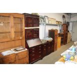 A sideboard fitted three drawers together with a b