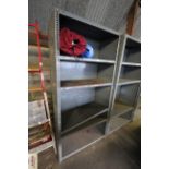 A set of Dexion metal shelving