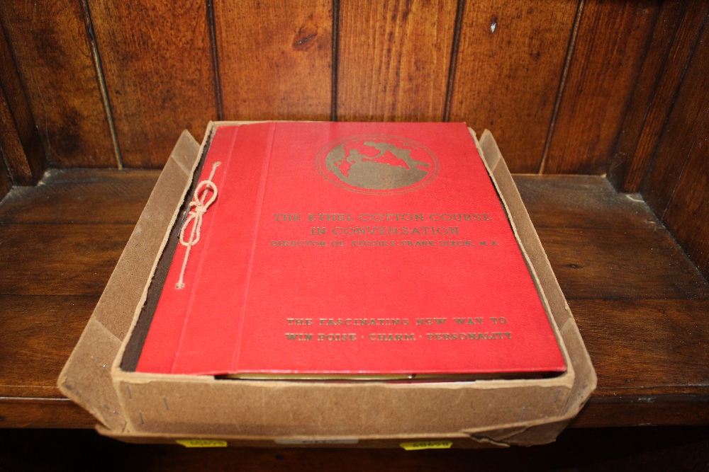 A box containing the 'Ethel Cotton Course in Conse