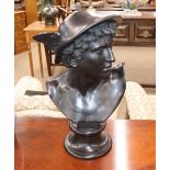 Edward William Wyon, Wedgwood black basalt bust of