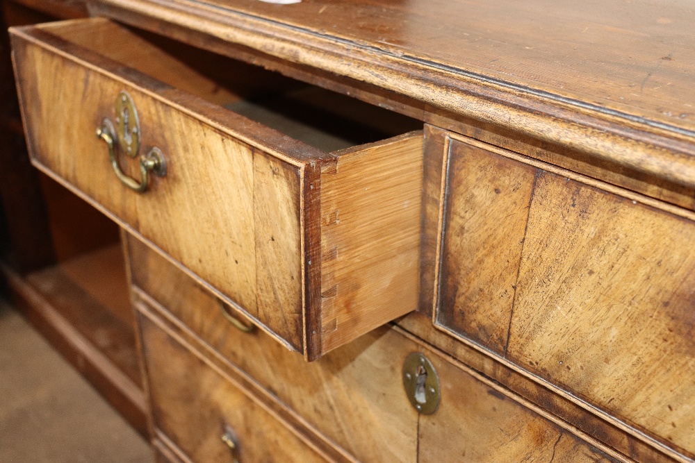 A George III mahogany chest fitted with two short - Image 3 of 3