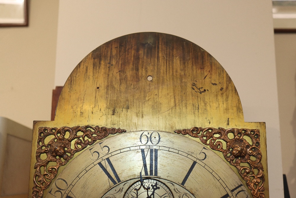 A late 19th century satinwood longcase clock, having inlaid and painted decoration of classical - Image 66 of 79