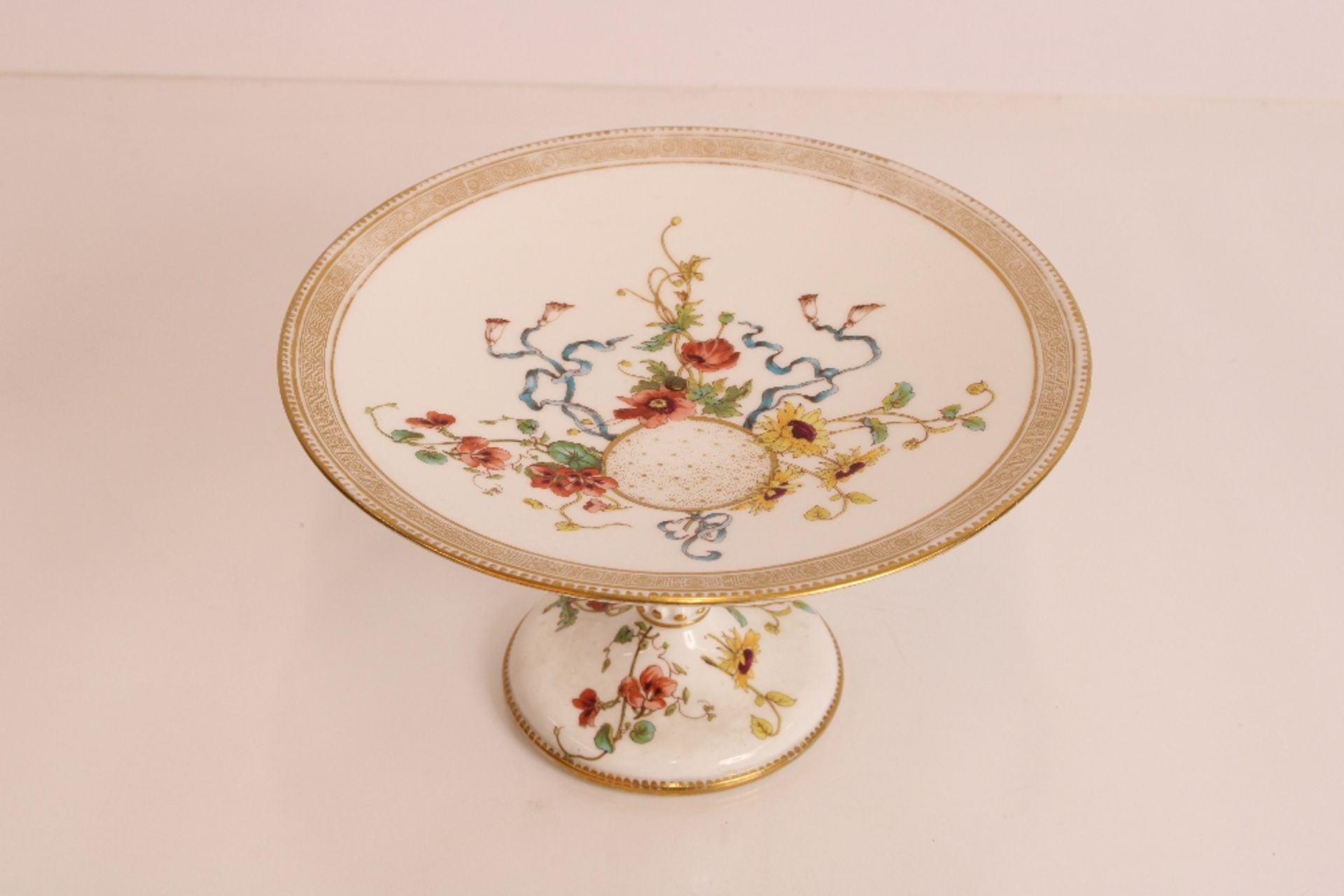 A 19th century porcelain part dessert service, comprisi