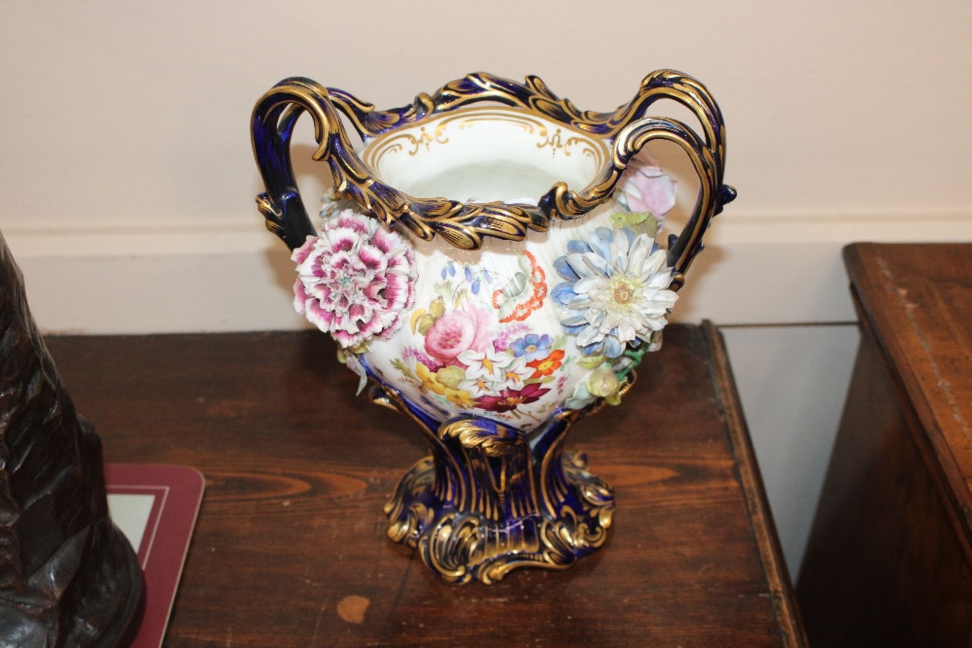 A pair of 19th century Coalport type baluster vase - Image 11 of 18