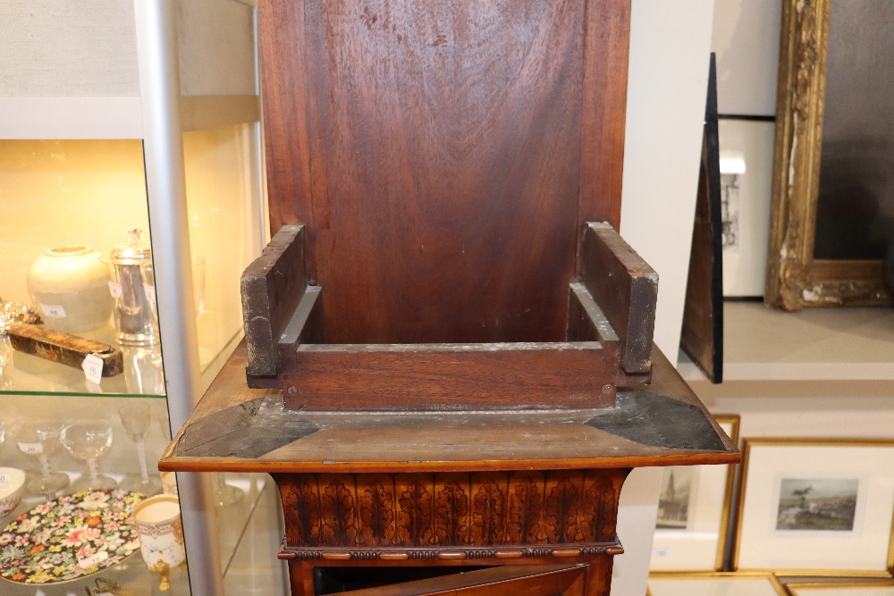 A late 19th century satinwood longcase clock, having inlaid and painted decoration of classical - Image 71 of 79