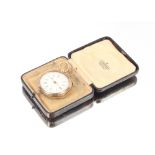 A 14ct gold centre second chronograph pocket watch