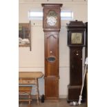 A late 19th/ early 20th century French longcase cl