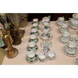 A small quantity of Royal Worcester Hop teaware to