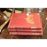 Three volumes of John Leech's pictures of "Life in