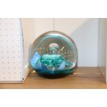 A Caithness paperweight "Aqua Marina"