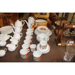 A J & G Meakin studio coffee and part dinner set