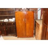 An Art Deco linen cupboard with sliding trays