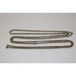 A base metal guard chain approx. 62" long