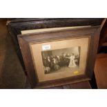 A quantity of various framed military photographs