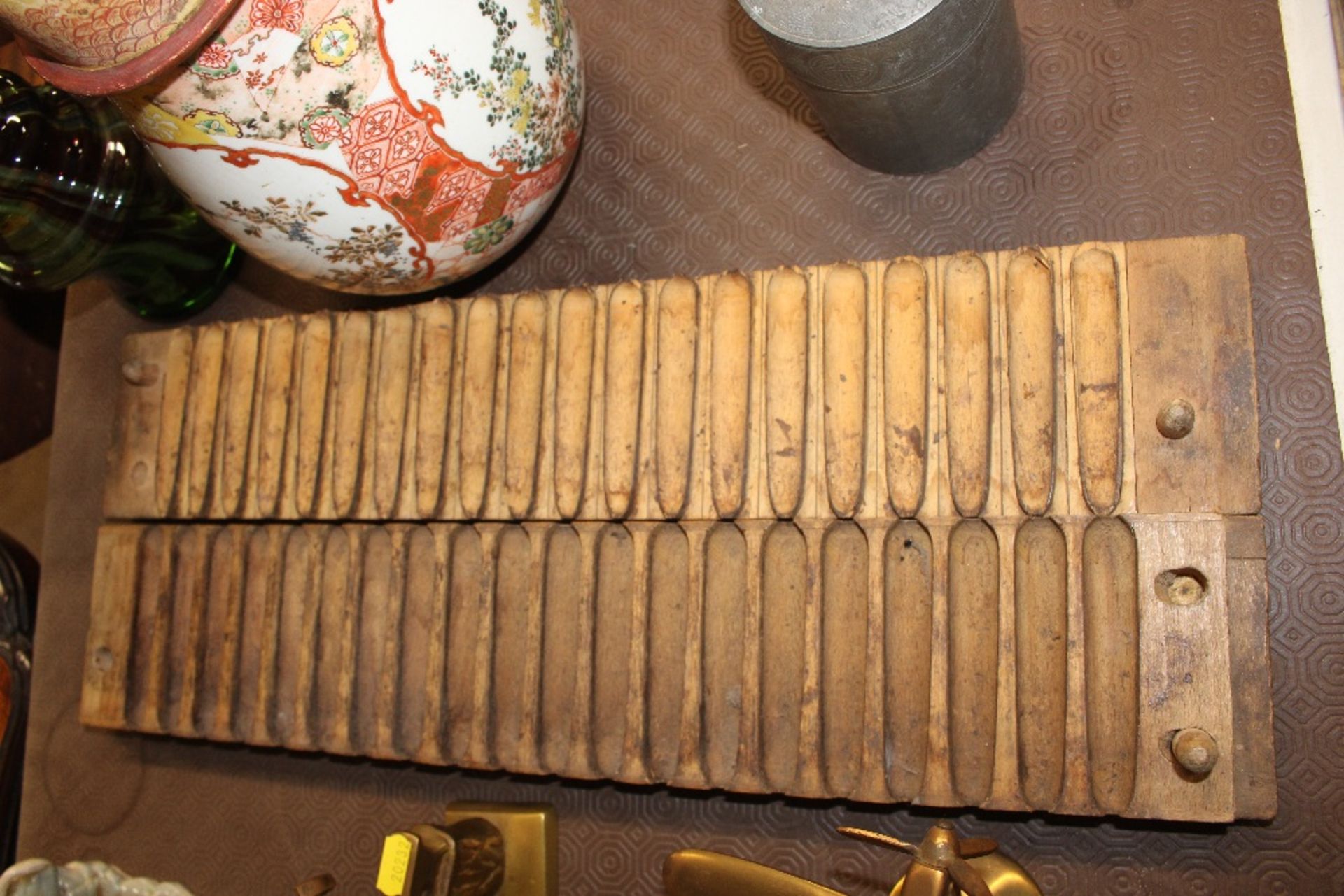 A Carl Hart wooden cigar mould - Image 3 of 4