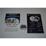 A 50th Anniversary of the moon landing coin