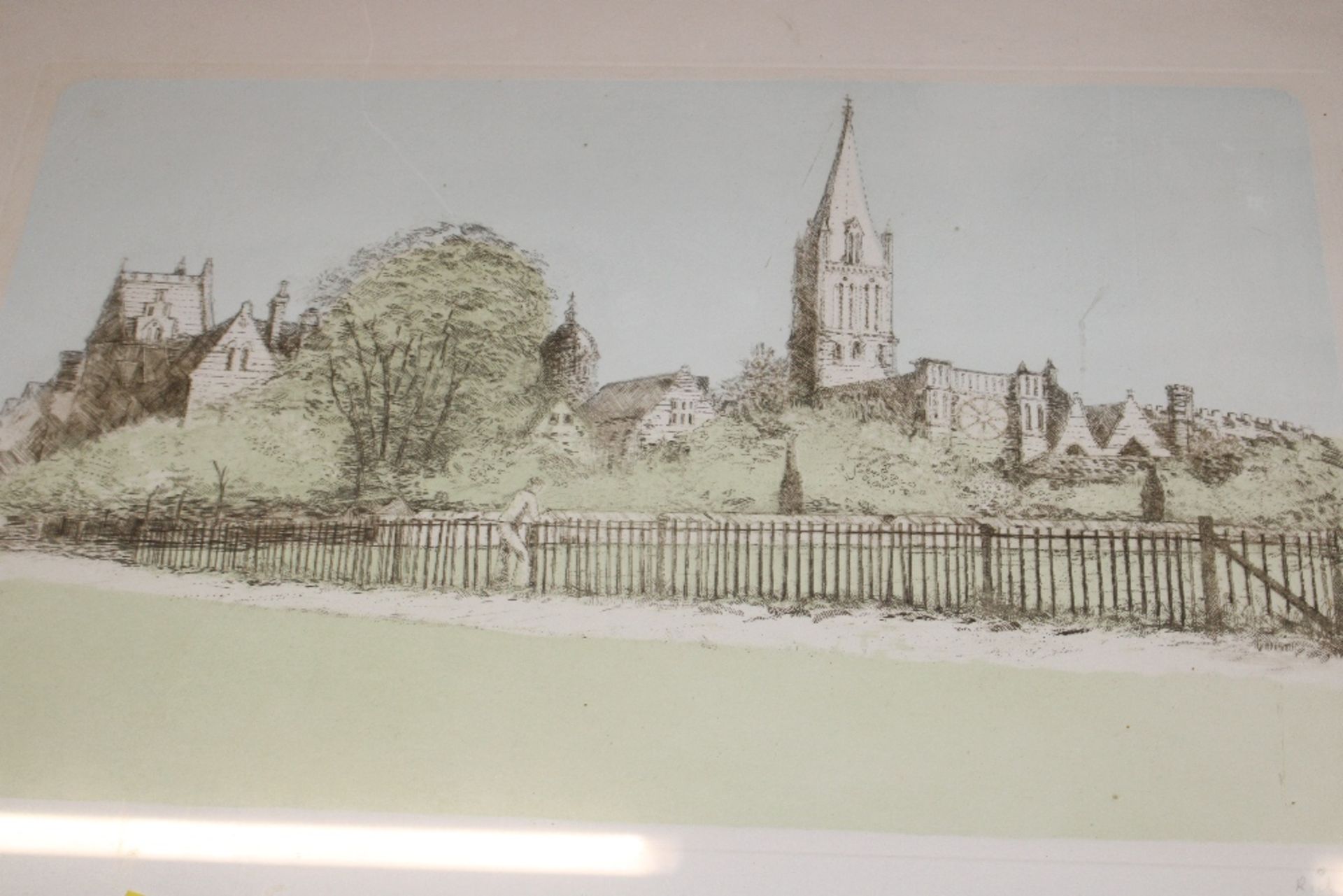 A pencil signed print by Richard Breen, Oxford stu - Image 2 of 4