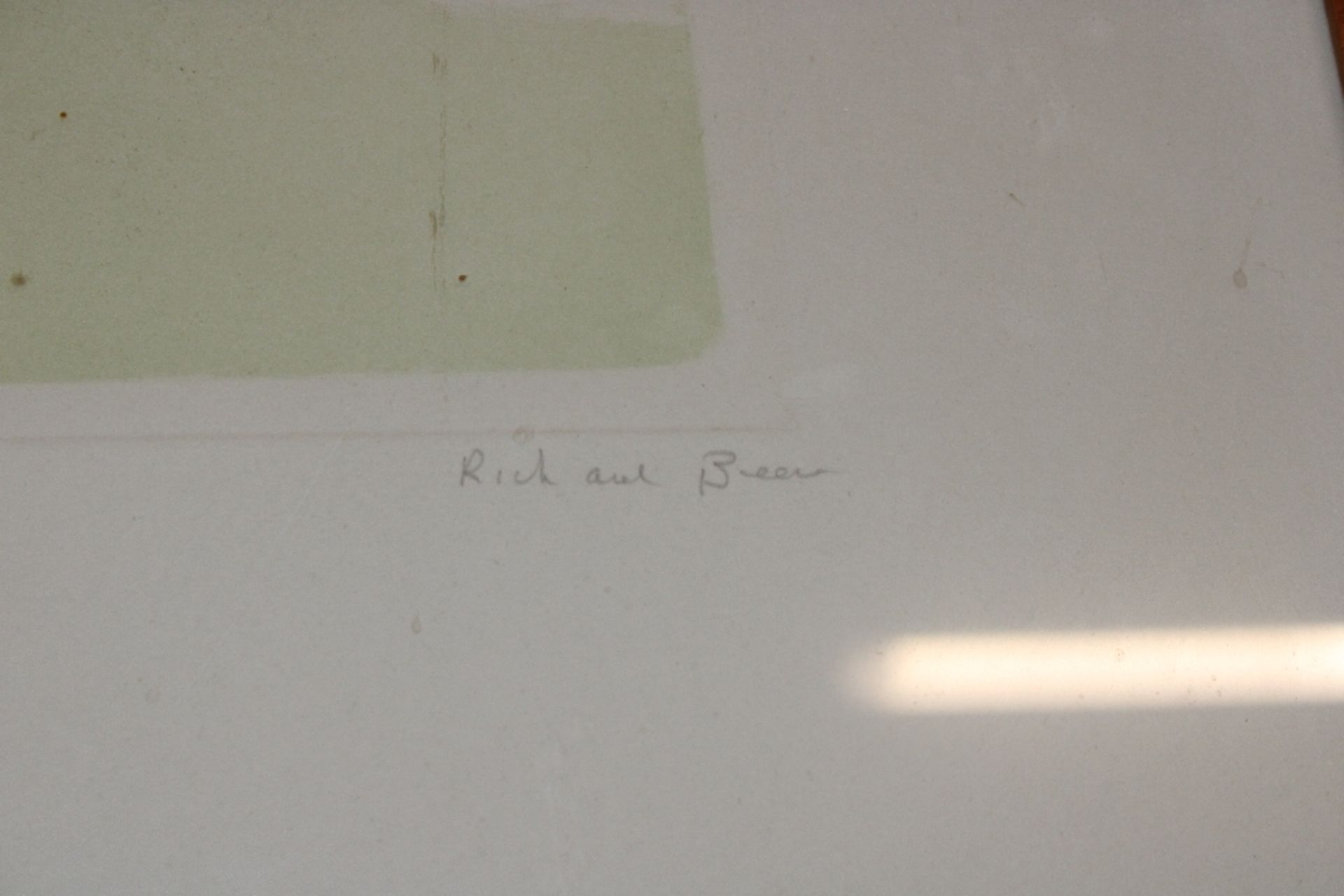 A pencil signed print by Richard Breen, Oxford stu - Image 4 of 4