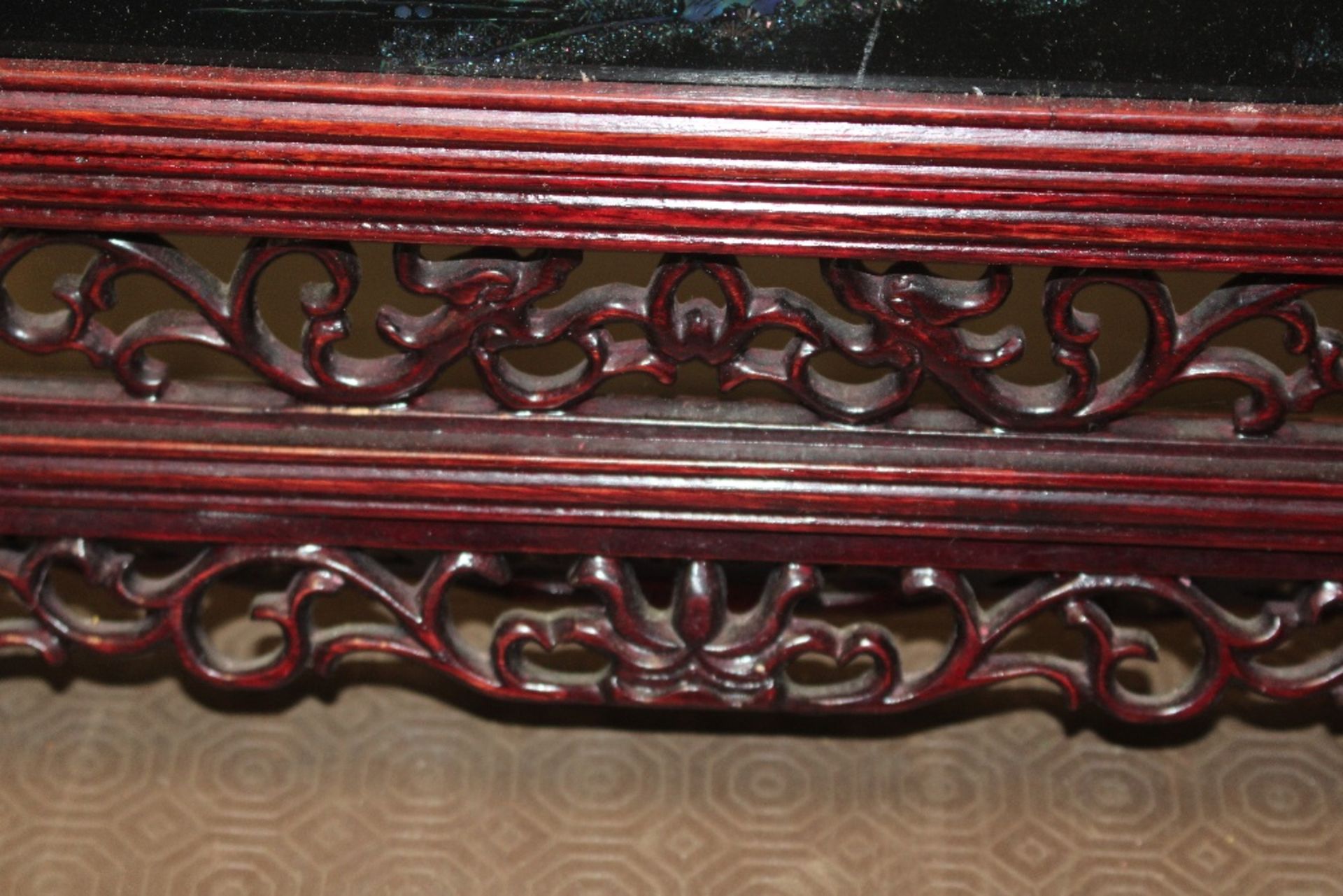 A Chinese table screen - Image 3 of 4