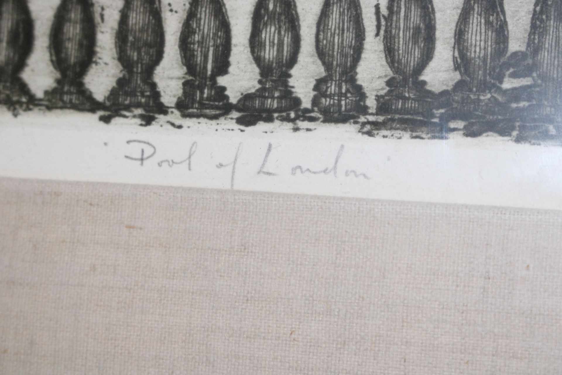 Charles Bartlett, pencil signed artist proof "Port - Image 4 of 5