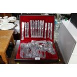 A canteen of Kings patterned cutlery, as new