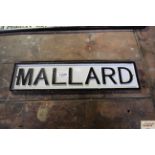 A Mallard plaque (191)