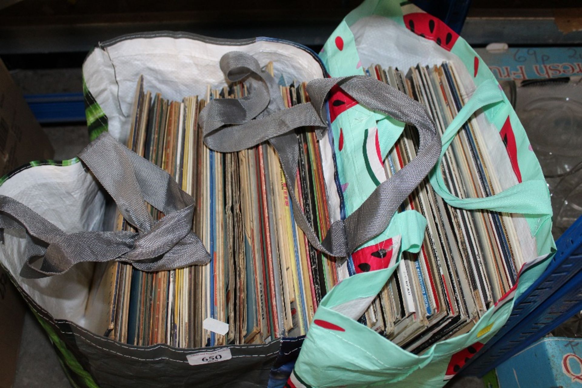 Two bags of various LPs