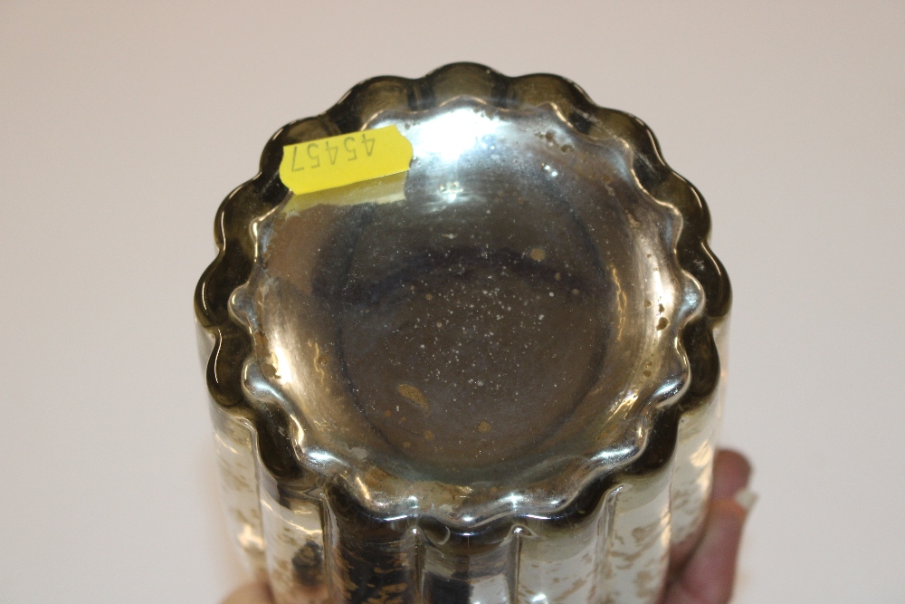 A Mercury glass decanter with later stopper - Image 5 of 5