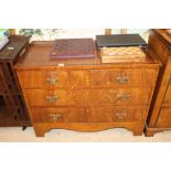 A 19th Century mahogany and cross banded chest of