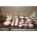 A Queen Anne bone china tea / dinner service