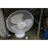 A desk fan