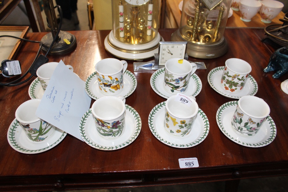 A set of eight Portmeirion 'Botanic Garden' pattern