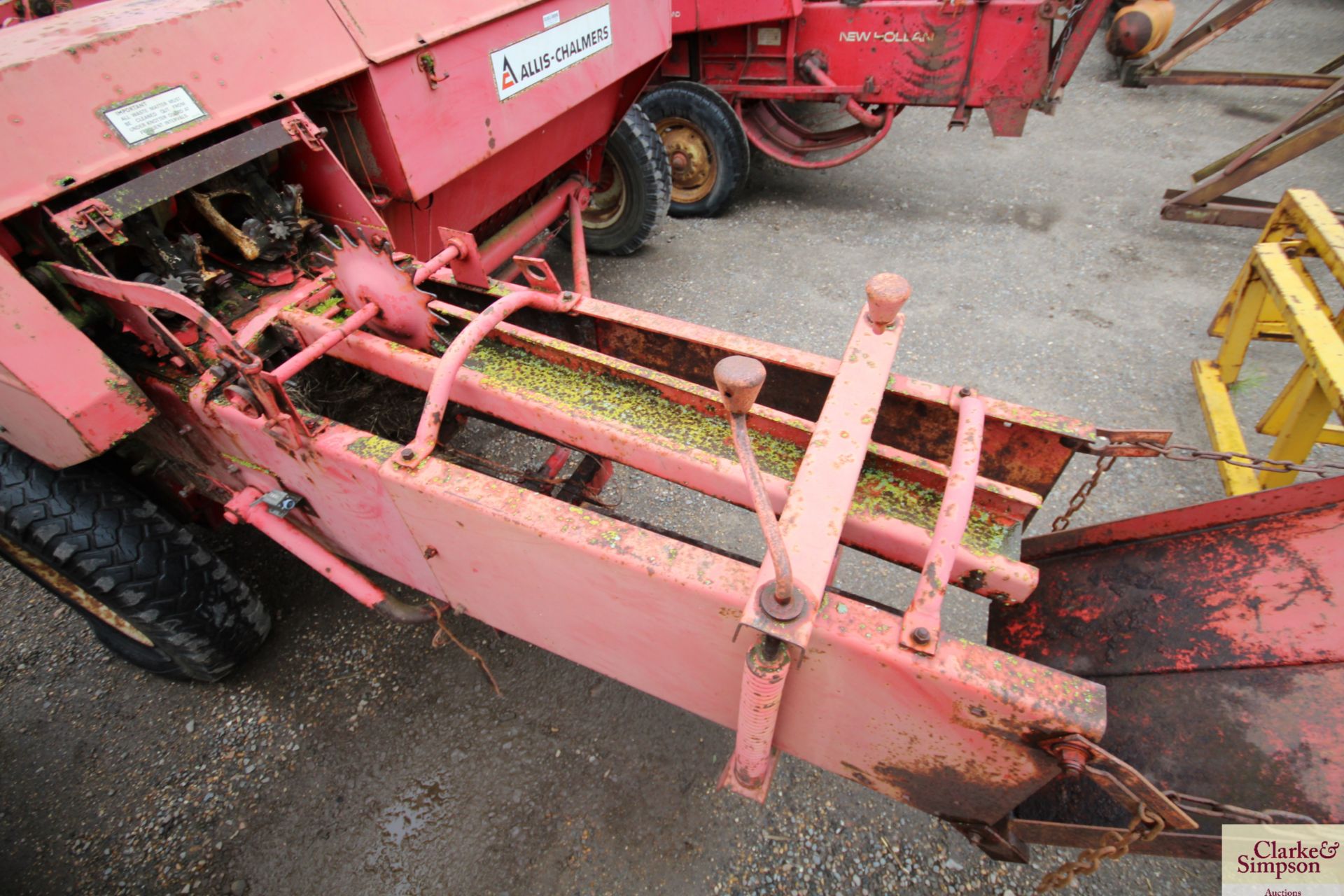 Allis Chalmers 707-T (Jones MK 12) conventional baler. Serial number 4724. - Image 20 of 28