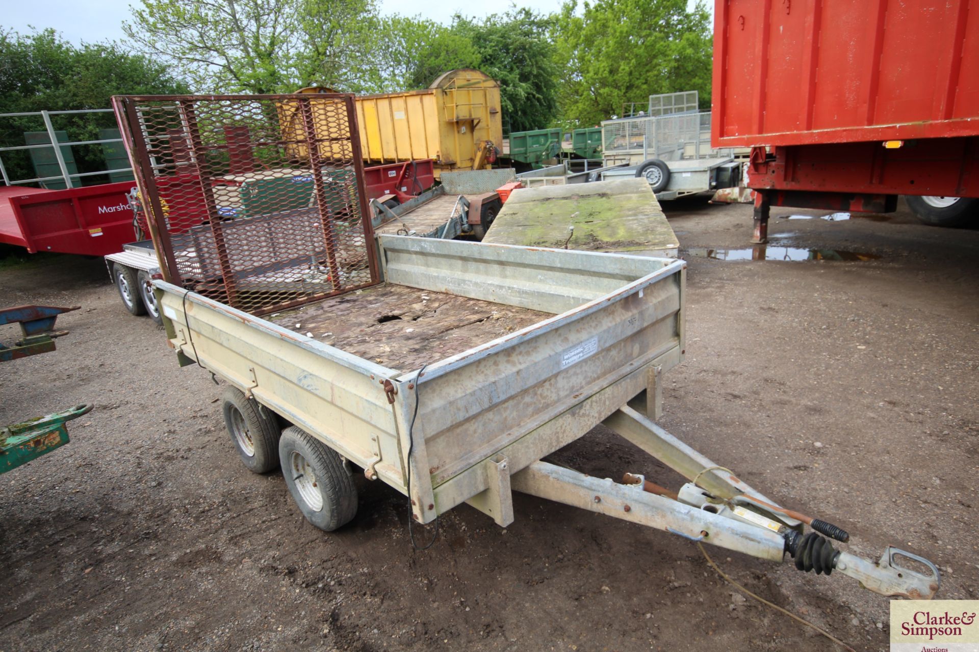 Wessex 8ft x 5ft single axle quad bike trailer. With full width ramp. V - Image 4 of 17