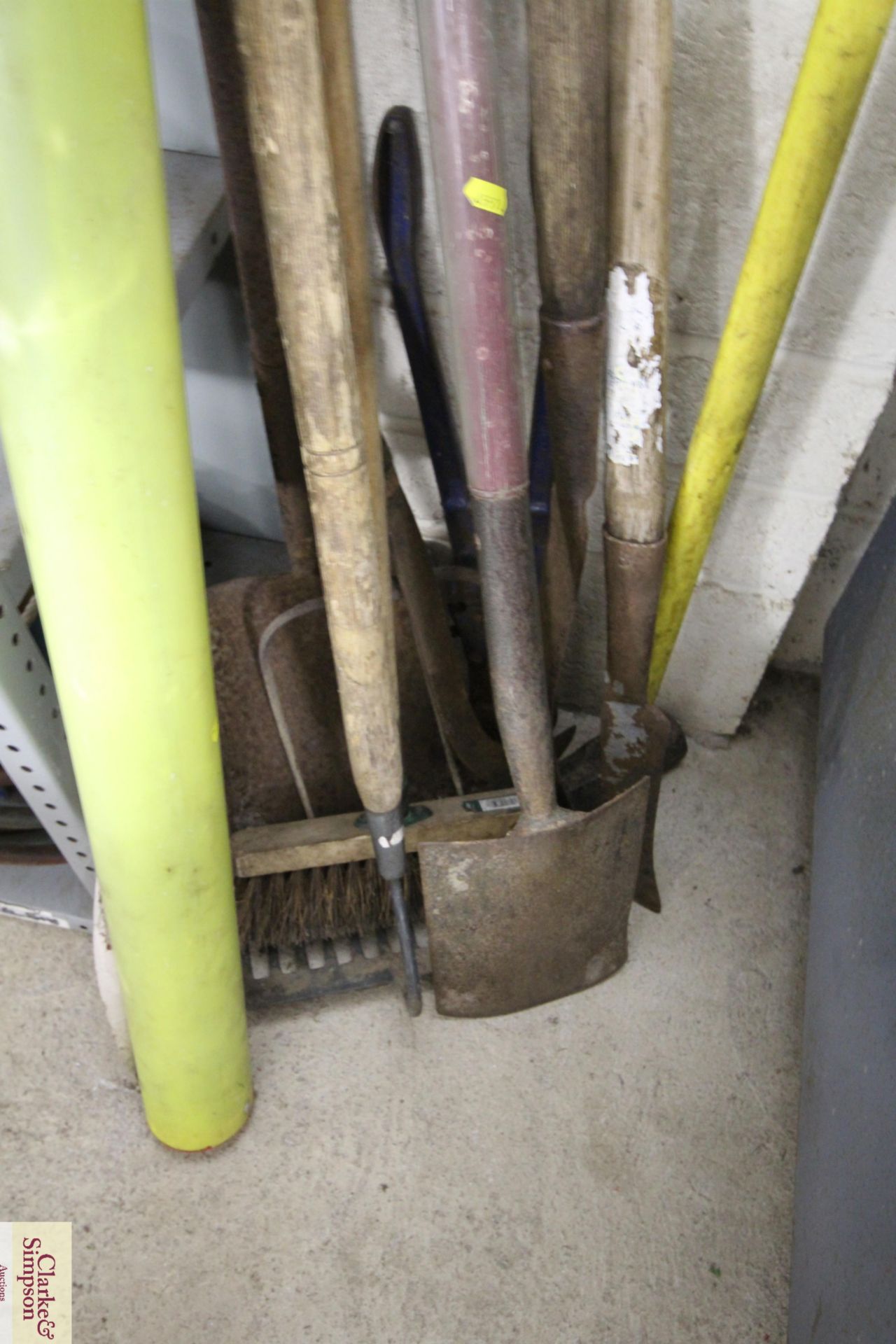 Quantity of long handled tools and unused drain rods. - Image 4 of 4