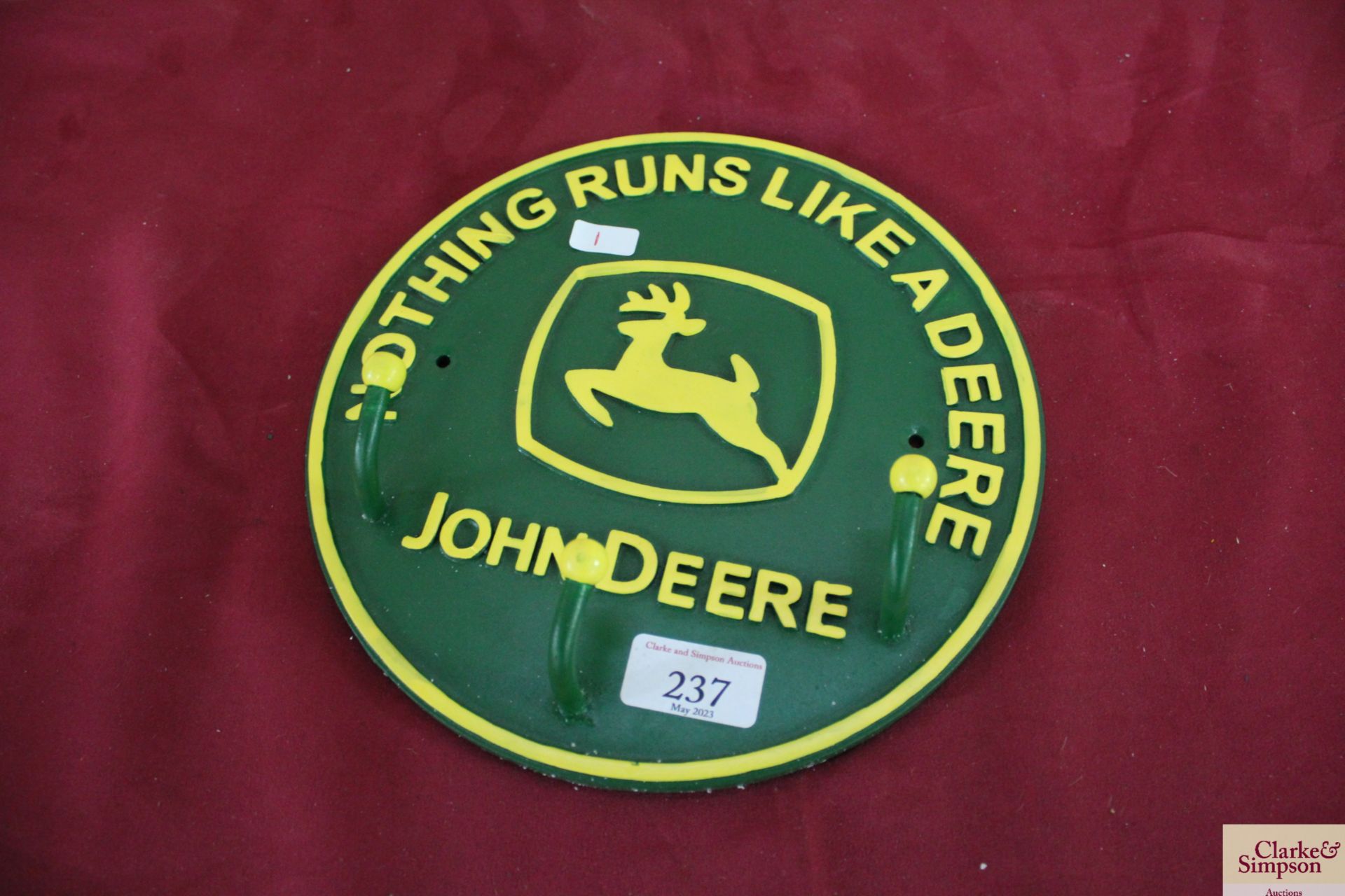 John Deere hooks. V