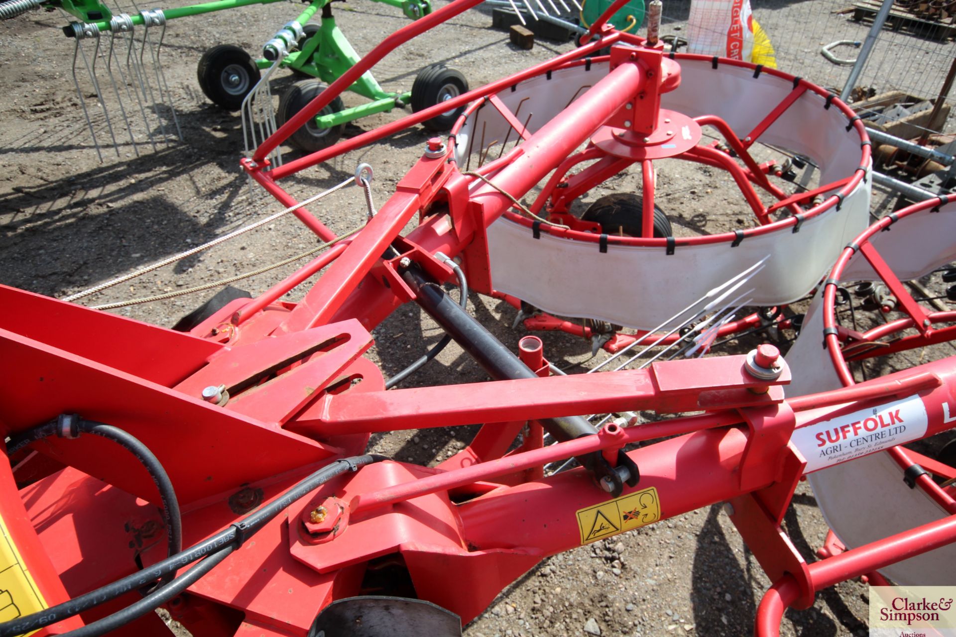 Lely Rotonde 510 CD Expanding Rotary Universal Windrower. 2012. Serial number 0003126808-2011. Owned - Image 6 of 12