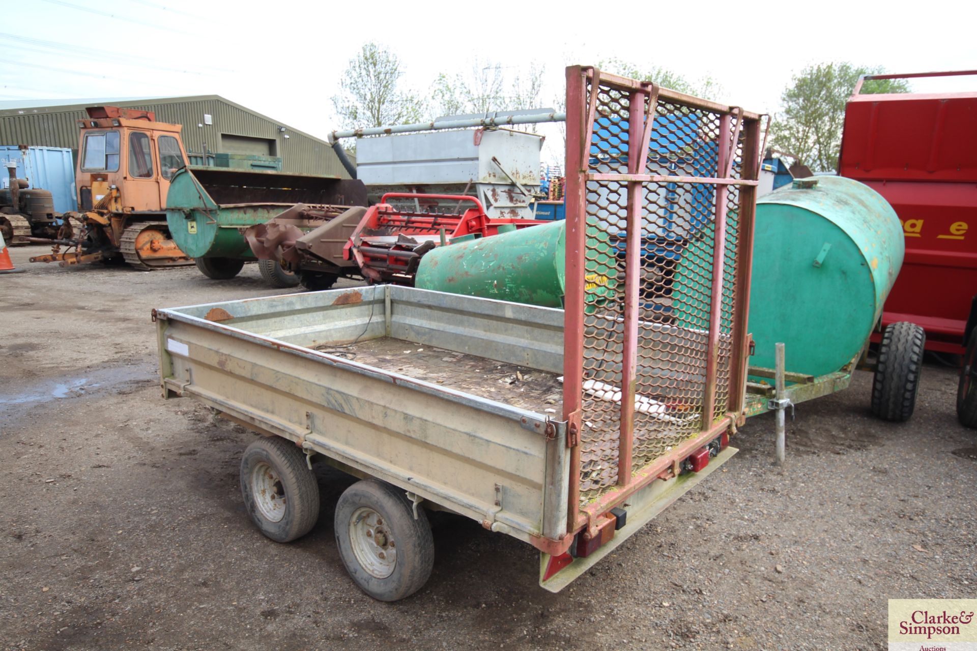 Wessex 8ft x 5ft single axle quad bike trailer. With full width ramp. V - Image 2 of 17