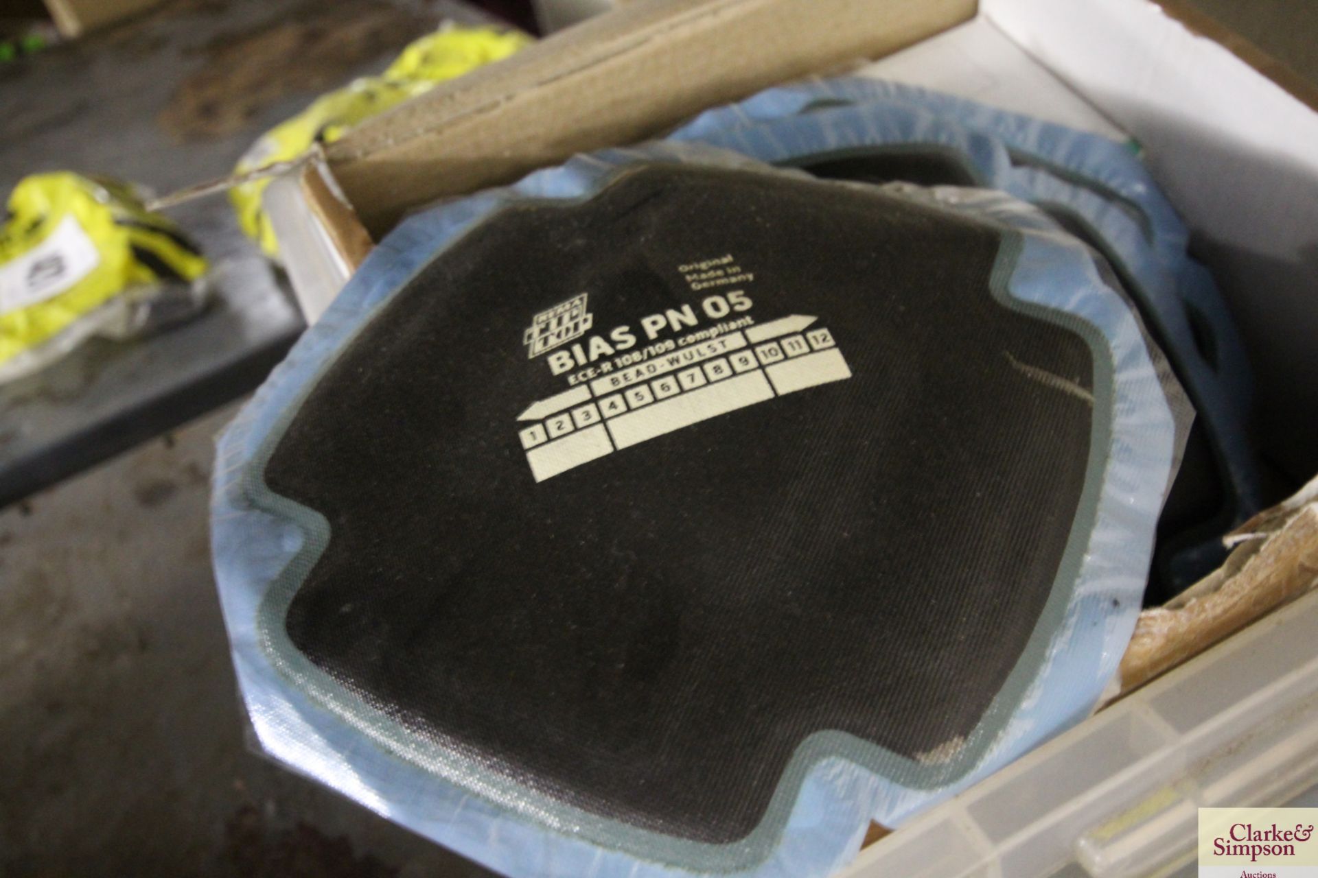 Various tyre repair patches, valves etc. - Image 2 of 2