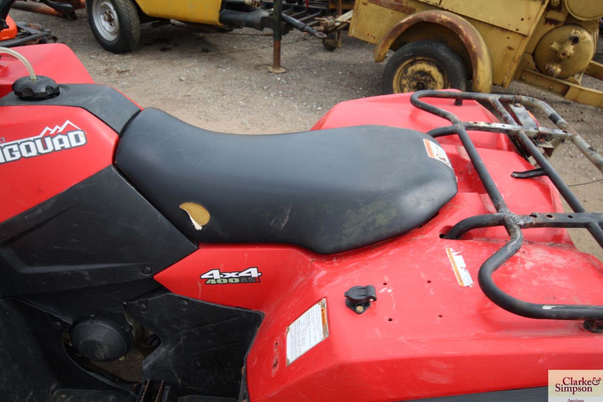 Suzuki King Quad 400 4WD quad bike. Registration AY15 AZG. Date of first registration 19/08/2015. - Image 14 of 20