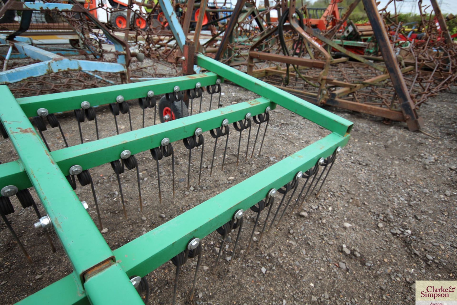 6ft trailed grass harrow for quad bike. - Image 7 of 7