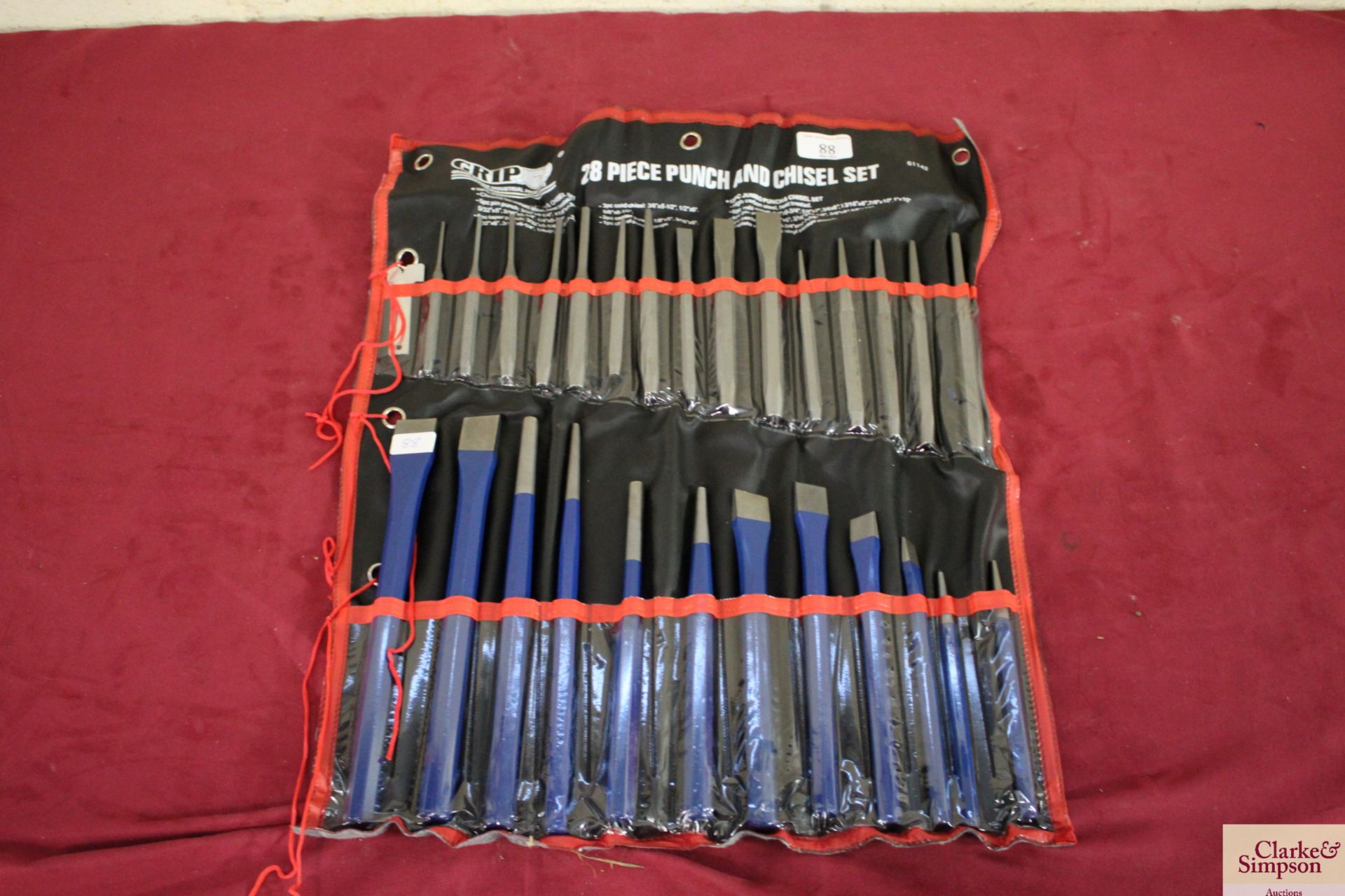 28 piece Punch and chisel set. V