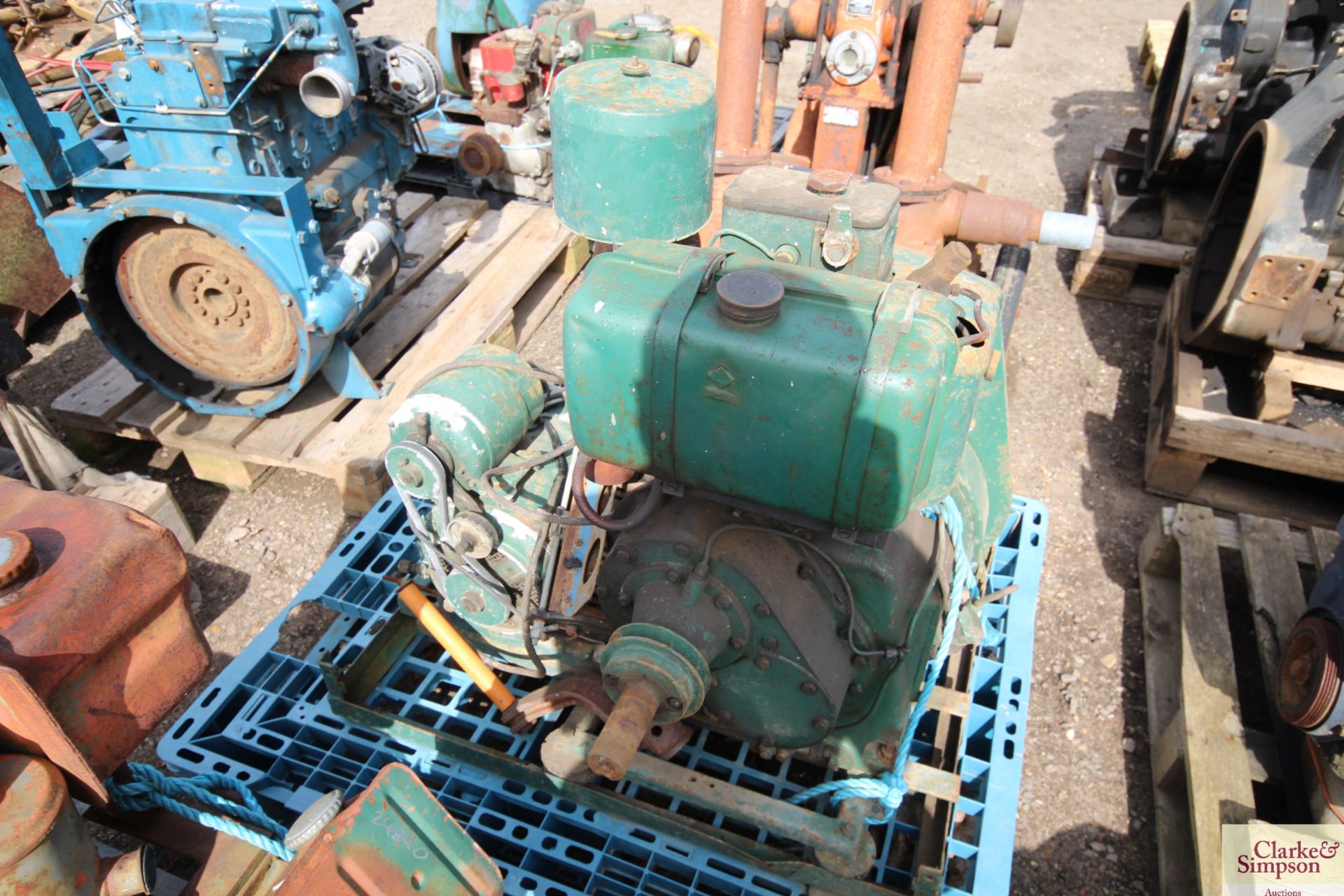 Petter AVA1 diesel engine generator. - Bild 3 aus 3
