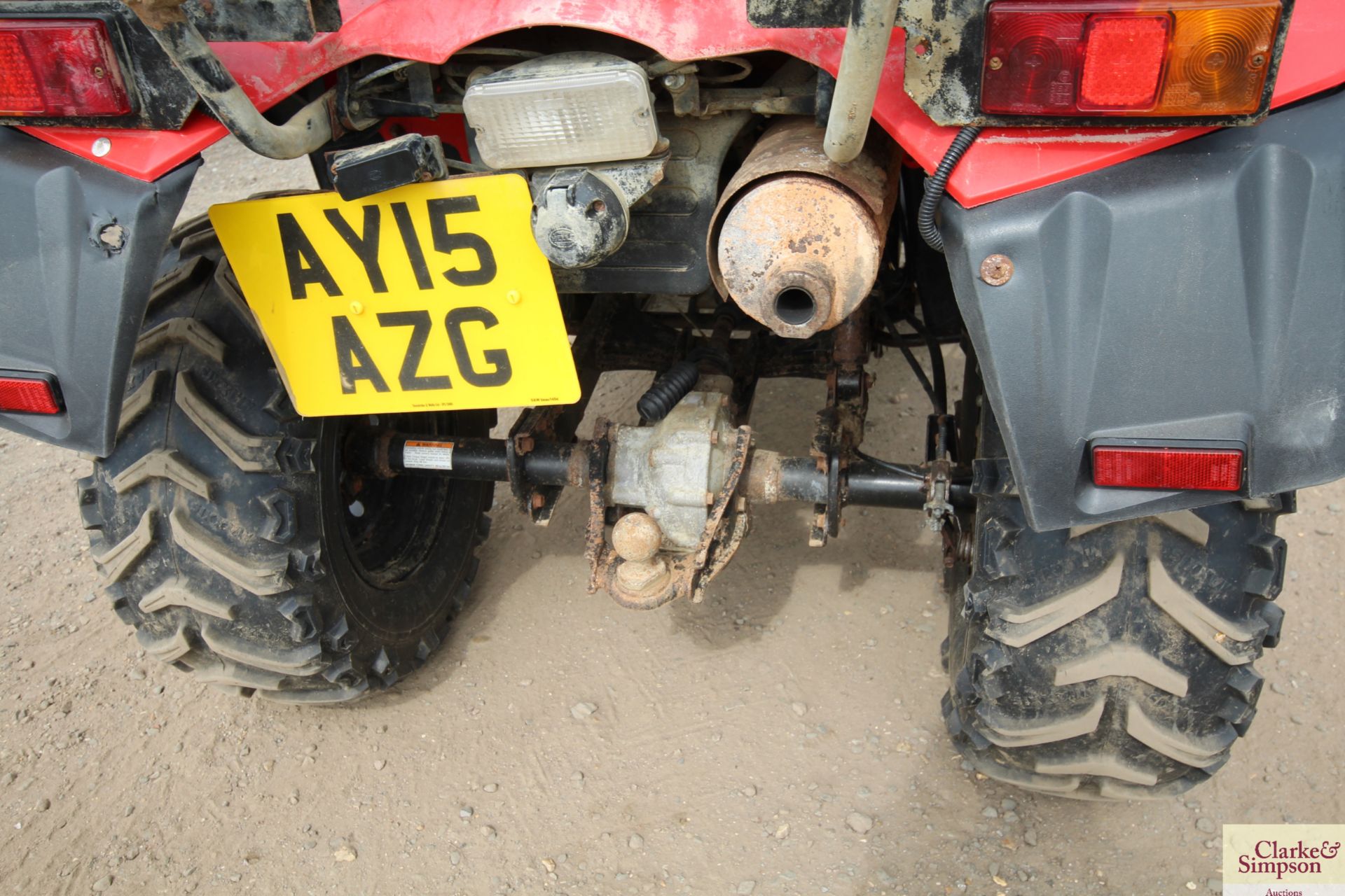 Suzuki King Quad 400 4WD quad bike. Registration AY15 AZG. Date of first registration 19/08/2015. - Image 12 of 20